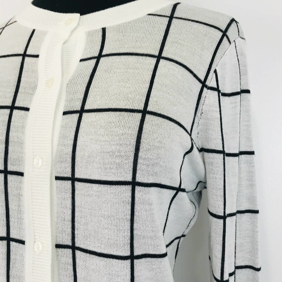 NWT Halogen Ivory Button Up Cardigan Sweater XSP - Picture 4 of 9
